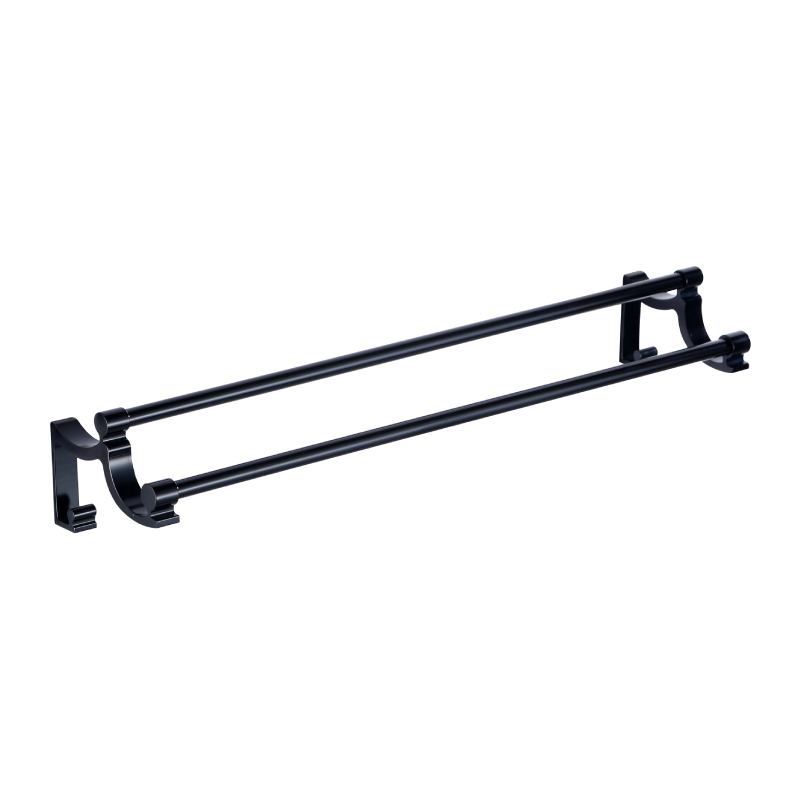 Black Matt Aluminium Towel Rail